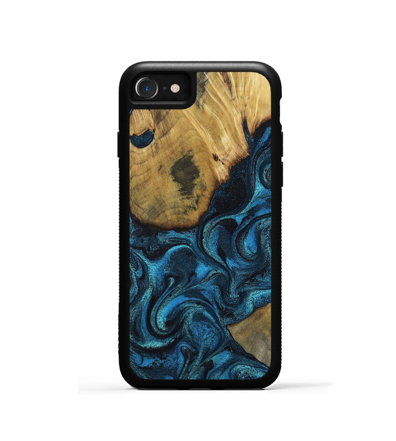 iPhone SE Wood Phone Case - Horatio (Blue, 802326)