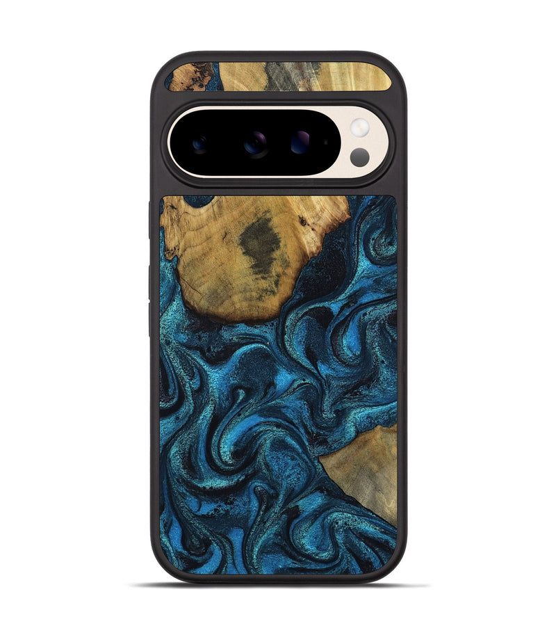 Pixel 10 Wood Phone Case - Horatio (Blue, 802326)
