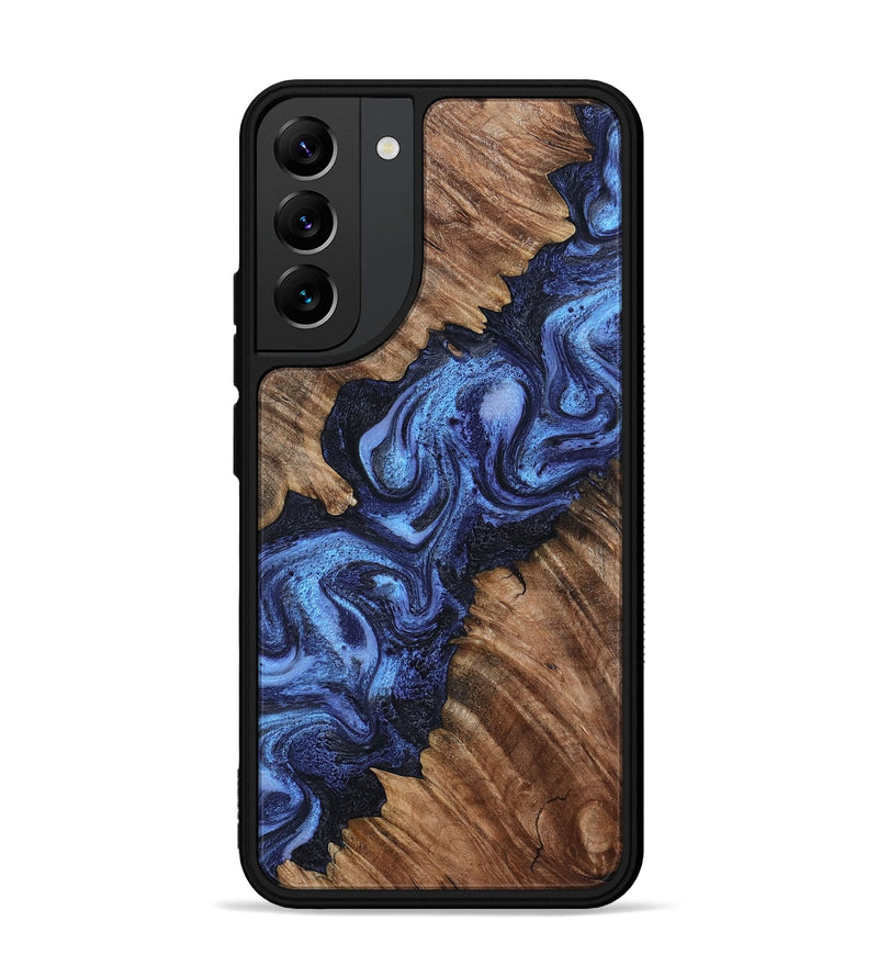 Galaxy S22 Plus Wood Phone Case - Rosalia (Blue, 802328)