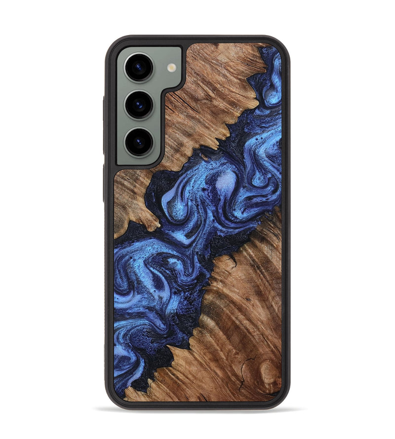 Galaxy S23 Plus Wood Phone Case - Rosalia (Blue, 802328)