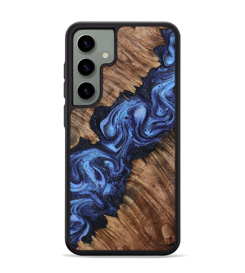 Galaxy S24 Plus Wood Phone Case - Rosalia (Blue, 802328)