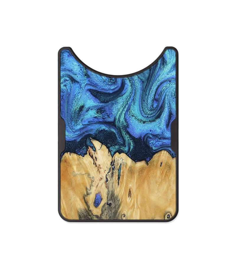 Alloy Wood Wallet - Brandyn (Blue, 802329)