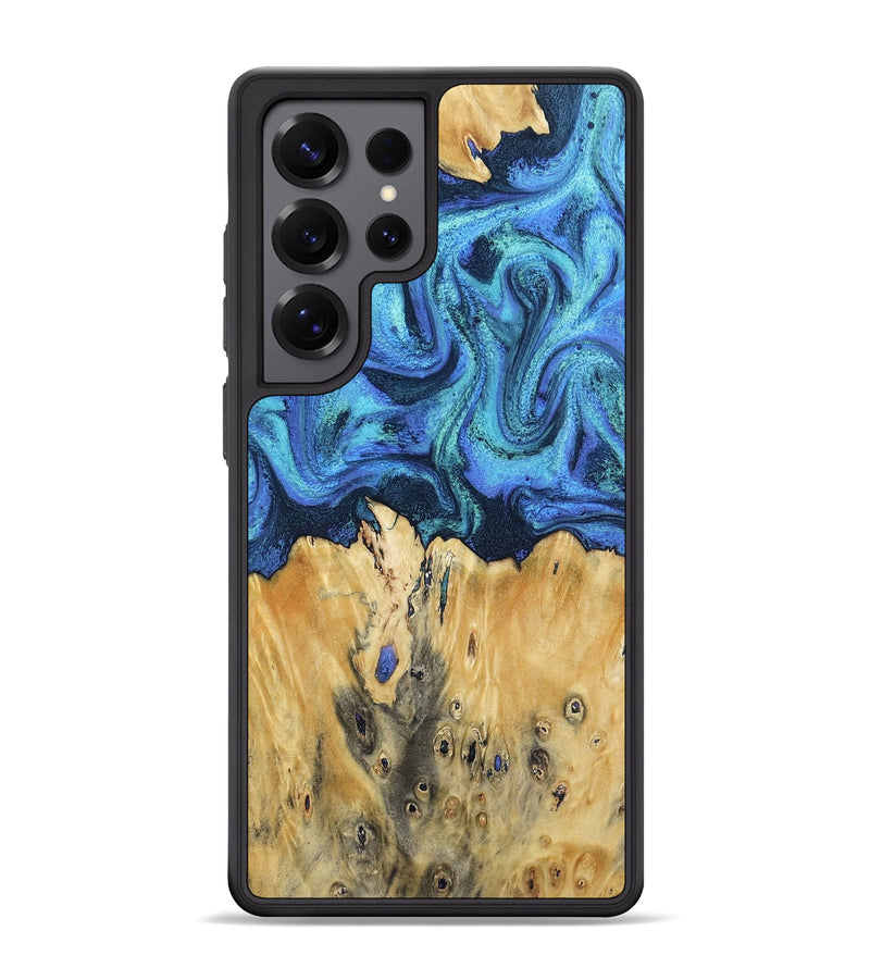 Galaxy S25 Ultra Wood Phone Case - Brandyn (Blue, 802329)