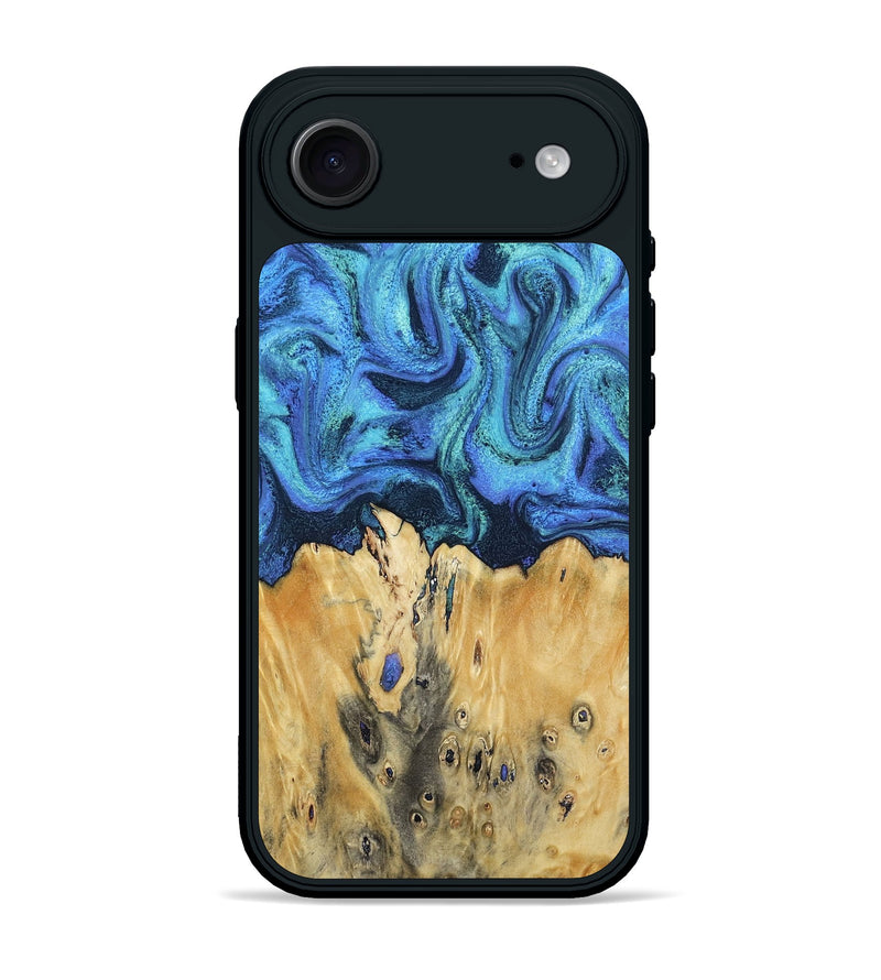 iPhone 17 Air Wood Phone Case - Brandyn (Blue, 802329)
