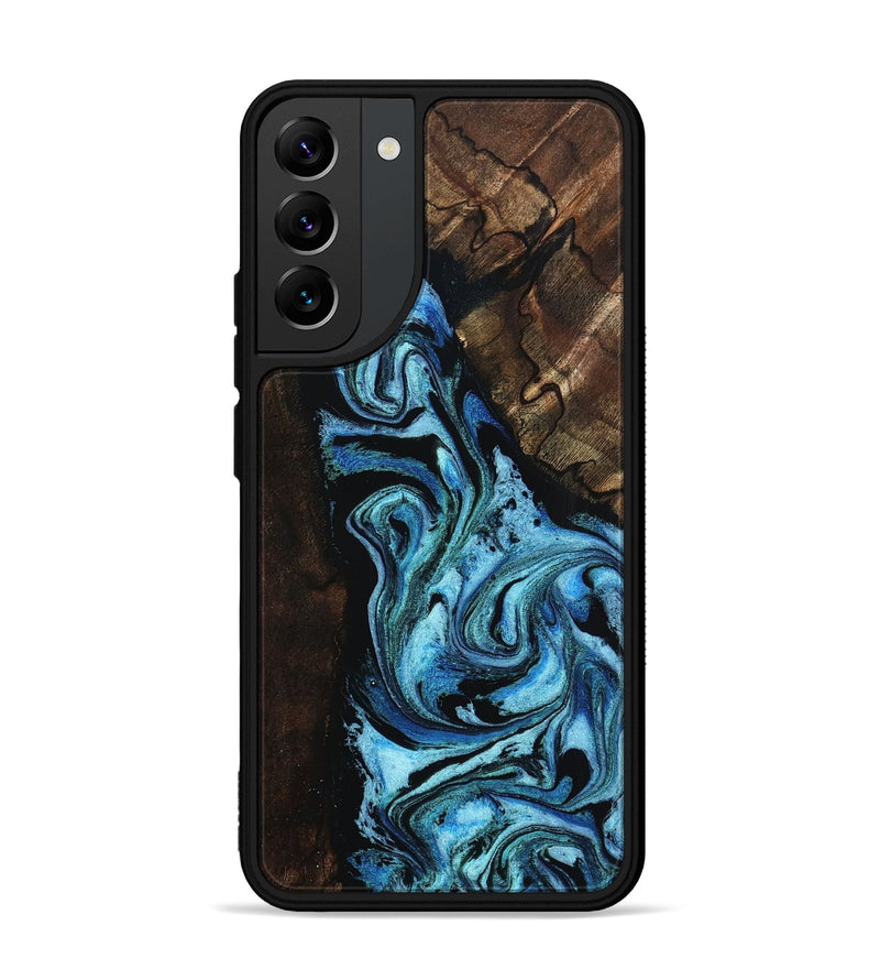 Galaxy S22 Plus Wood Phone Case - Reya (Blue, 802330)