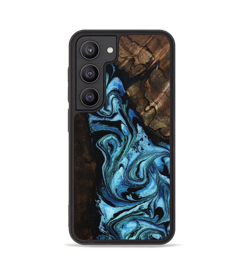 Galaxy S23 Wood Phone Case - Reya (Blue, 802330)