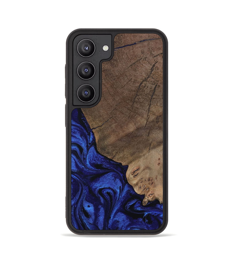 Galaxy S23 Wood Phone Case - Mareli (Blue, 802331)