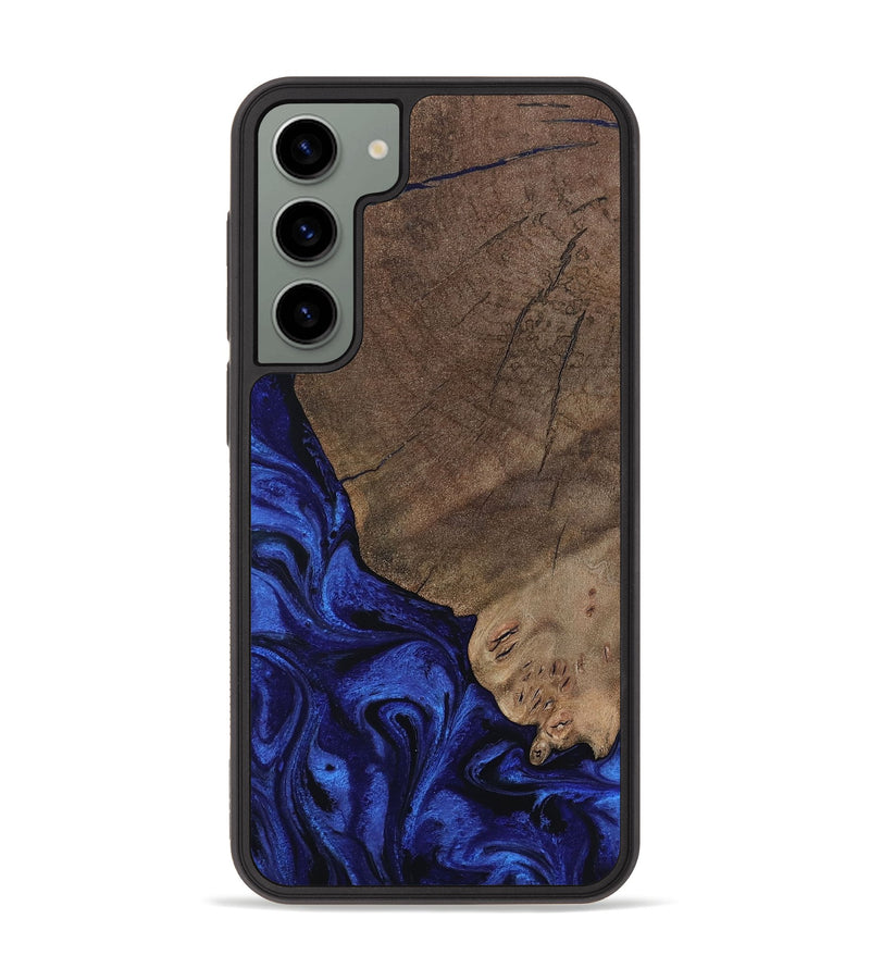 Galaxy S23 Plus Wood Phone Case - Mareli (Blue, 802331)
