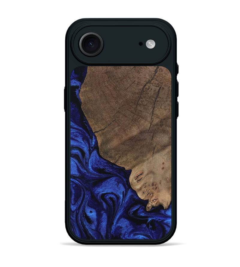 iPhone 17 Air Wood Phone Case - Mareli (Blue, 802331)