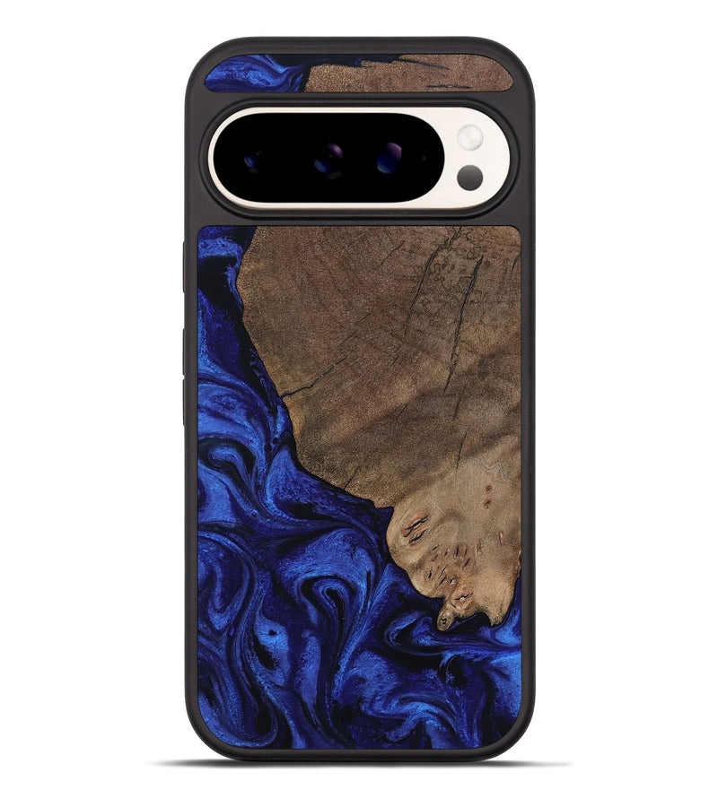 Pixel 10 Pro XL Wood Phone Case - Mareli (Blue, 802331)
