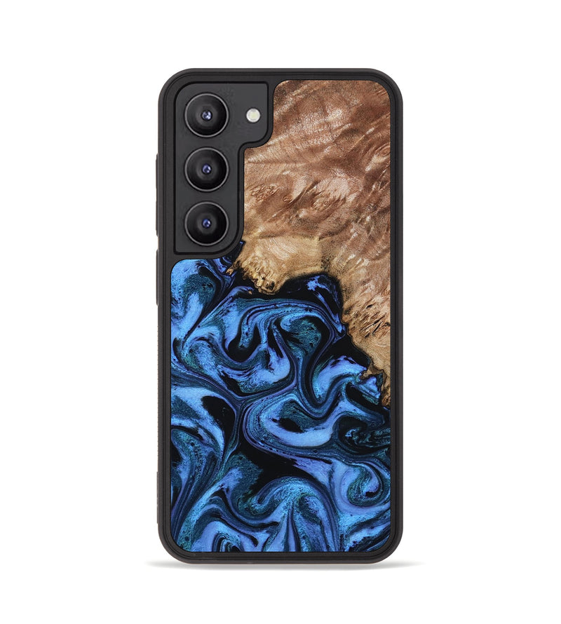 Galaxy S23 Wood Phone Case - Aspen (Blue, 802332)