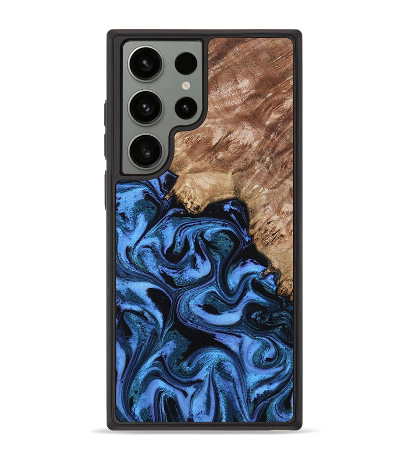 Galaxy S23 Ultra Wood Phone Case - Aspen (Blue, 802332)