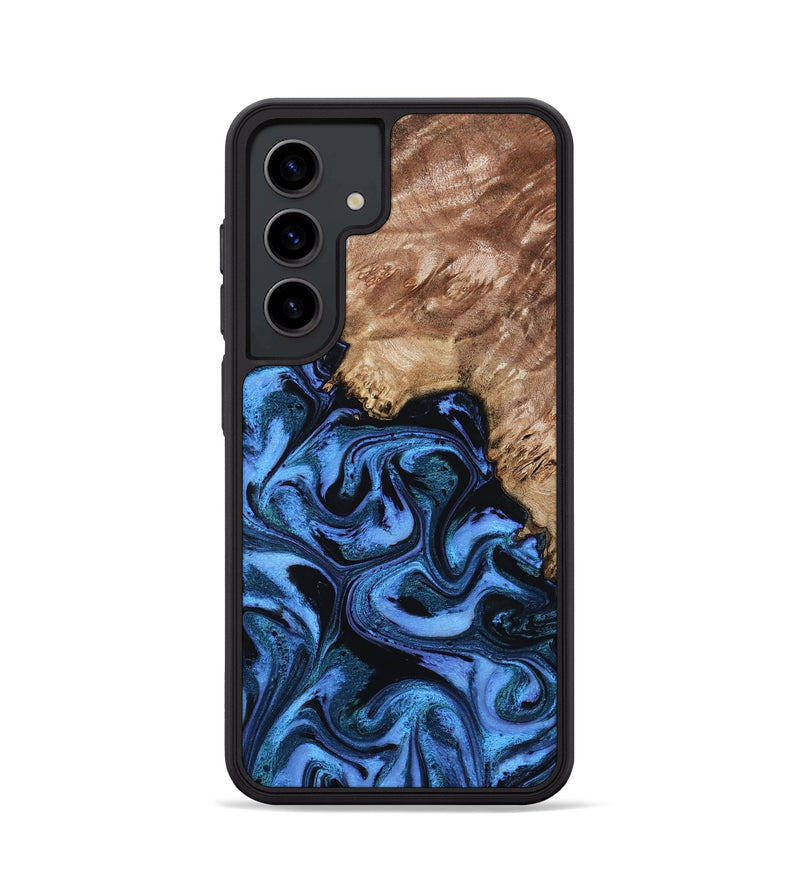 Galaxy S24 Wood Phone Case - Aspen (Blue, 802332)