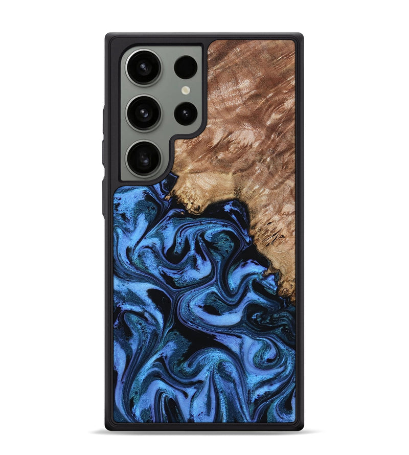 Galaxy S24 Ultra Wood Phone Case - Aspen (Blue, 802332)