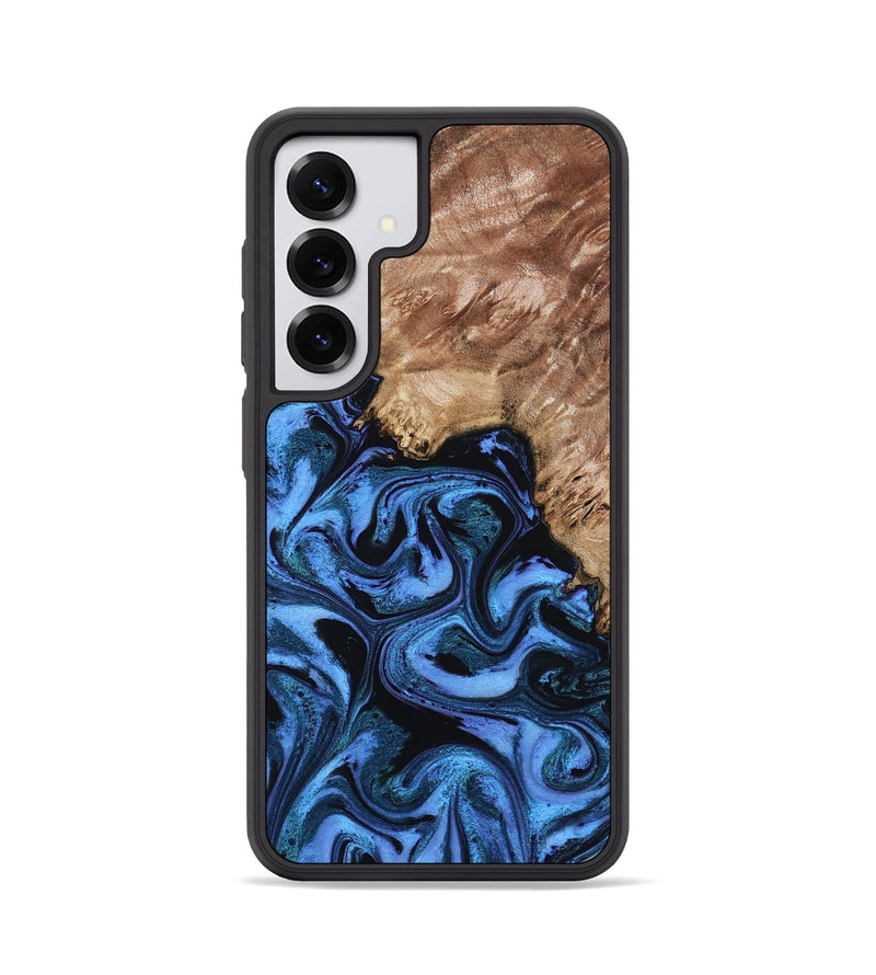 Galaxy S25 Wood Phone Case - Aspen (Blue, 802332)