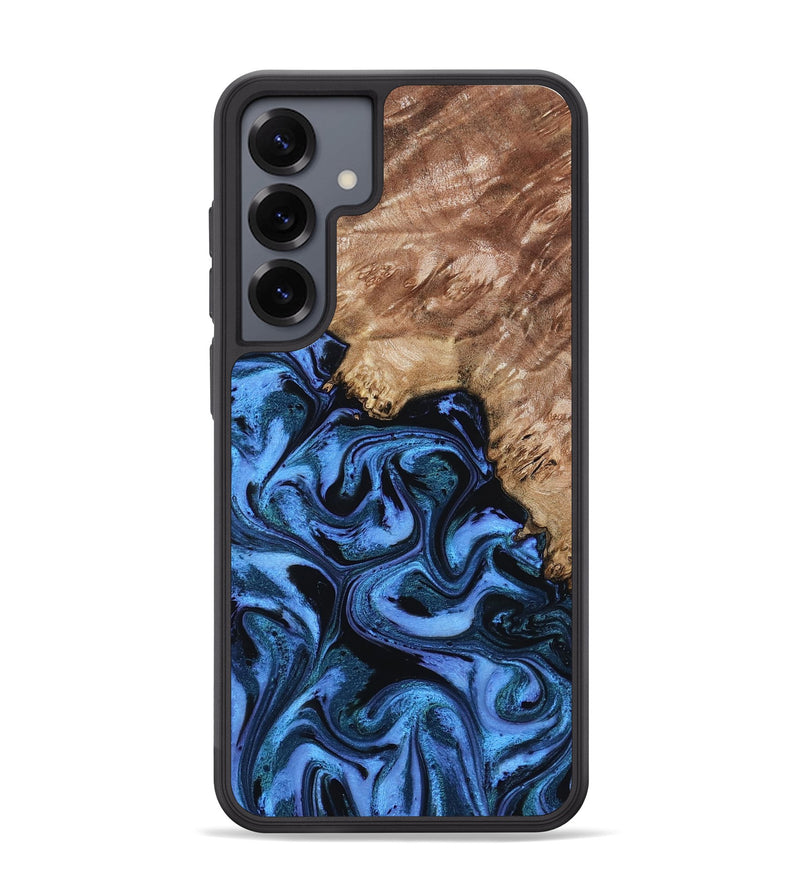 Galaxy S25 Plus Wood Phone Case - Aspen (Blue, 802332)