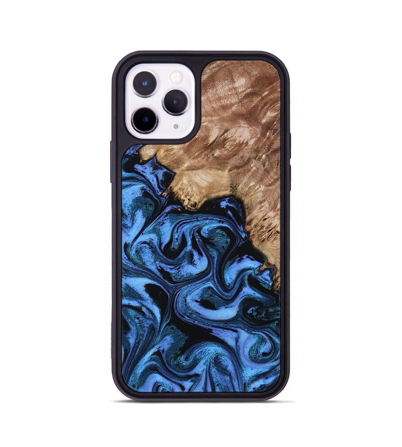 iPhone 11 Pro Wood Phone Case - Aspen (Blue, 802332)