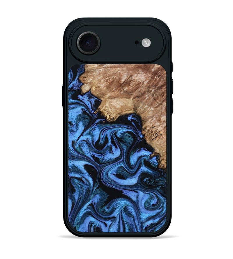 iPhone 17 Air Wood Phone Case - Aspen (Blue, 802332)
