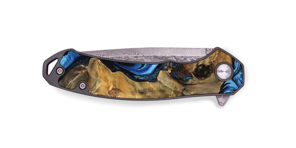 EDC Wood Pocket Knife - Domingo (Blue, 802333)