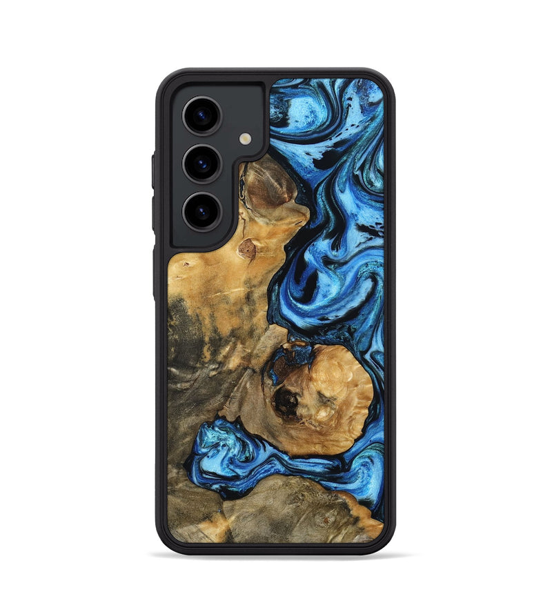 Galaxy S24 Wood Phone Case - Domingo (Blue, 802333)
