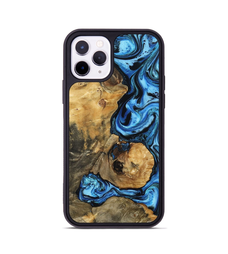 iPhone 11 Pro Wood Phone Case - Domingo (Blue, 802333)