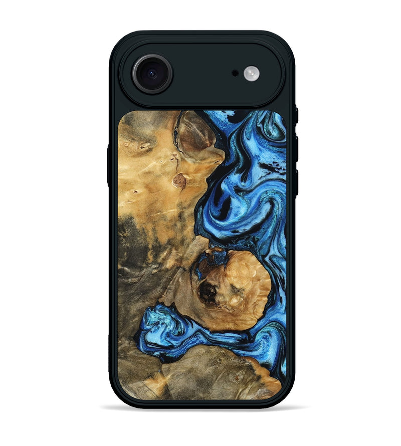 iPhone 17 Air Wood Phone Case - Domingo (Blue, 802333)