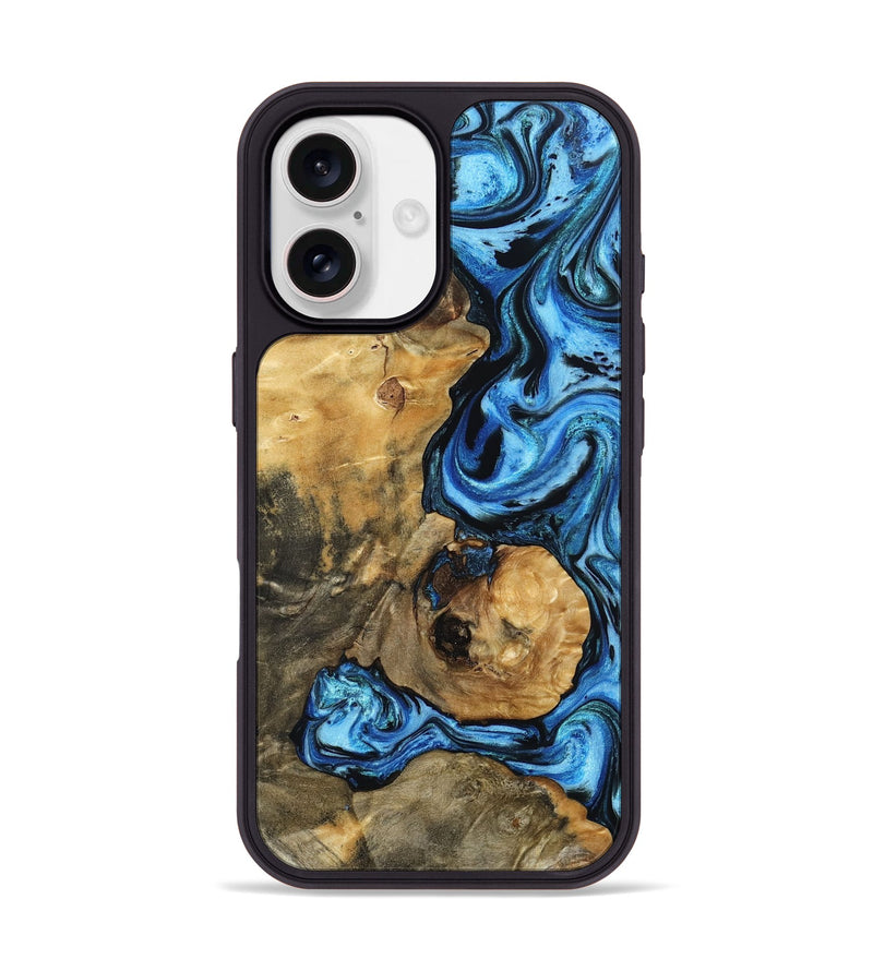 iPhone 17 Wood Phone Case - Domingo (Blue, 802333)