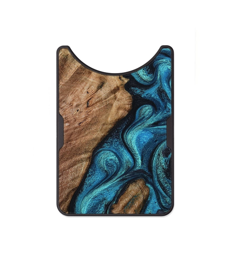 Alloy Wood Wallet - Landyn (Blue, 802334)