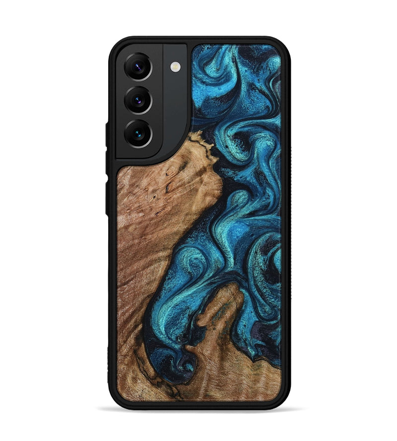 Galaxy S22 Plus Wood Phone Case - Landyn (Blue, 802334)