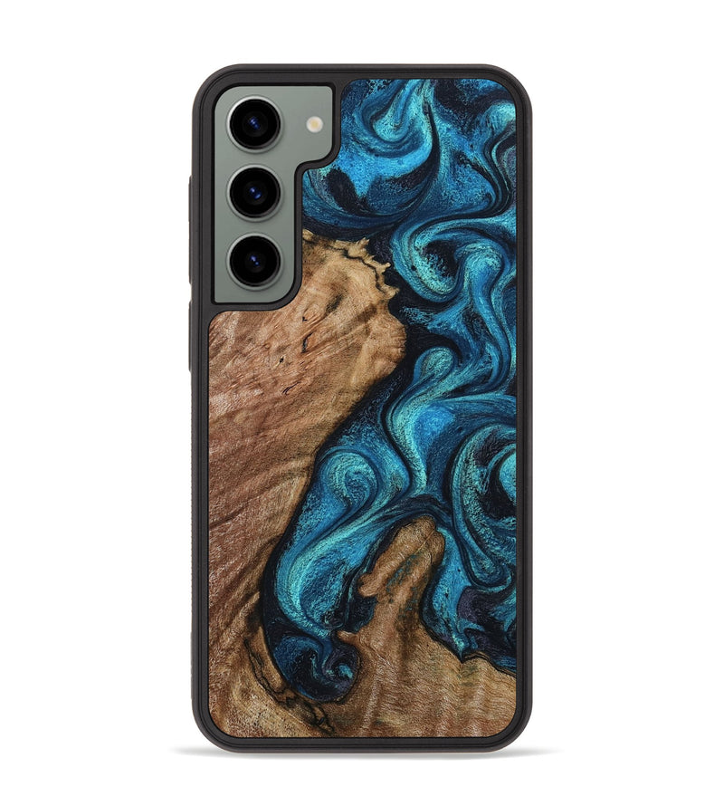 Galaxy S23 Plus Wood Phone Case - Landyn (Blue, 802334)