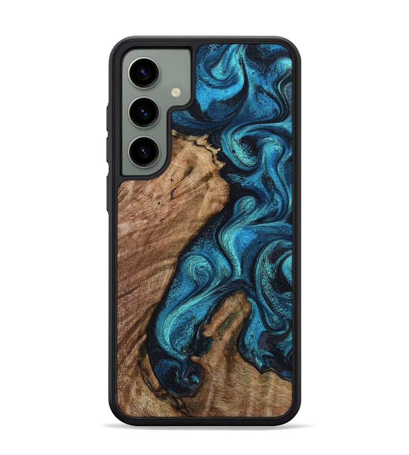 Galaxy S24 Plus Wood Phone Case - Landyn (Blue, 802334)