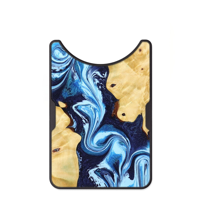 Alloy Wood Wallet - Annie (Blue, 802335)