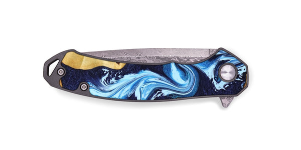 EDC Wood Pocket Knife - Annie (Blue, 802335)