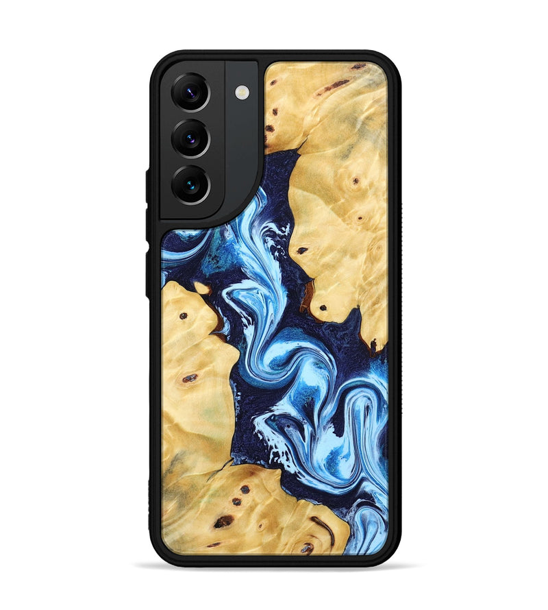 Galaxy S22 Plus Wood Phone Case - Annie (Blue, 802335)