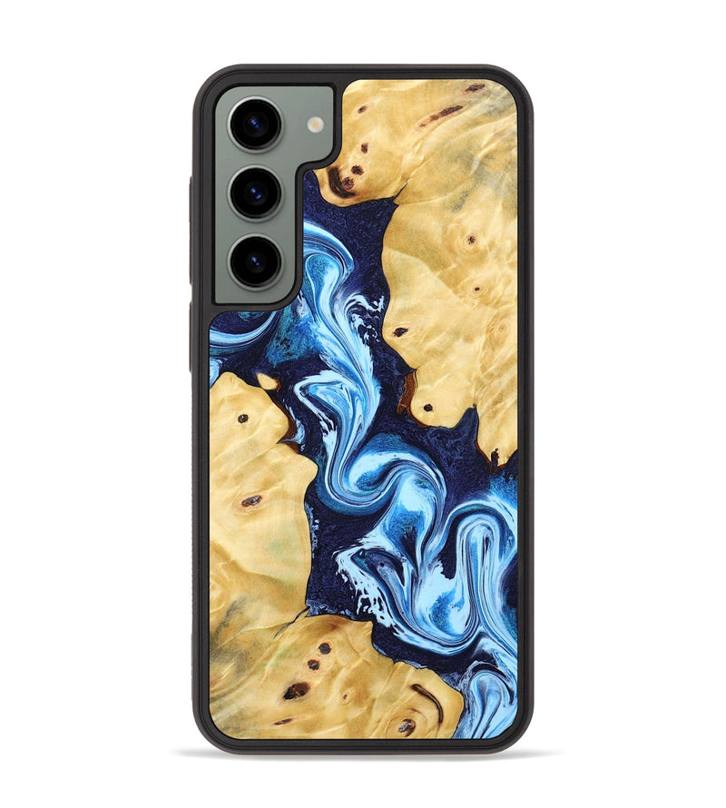 Galaxy S23 Plus Wood Phone Case - Annie (Blue, 802335)