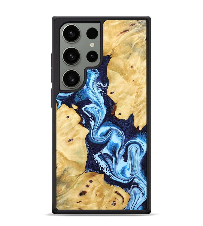 Galaxy S24 Ultra Wood Phone Case - Annie (Blue, 802335)