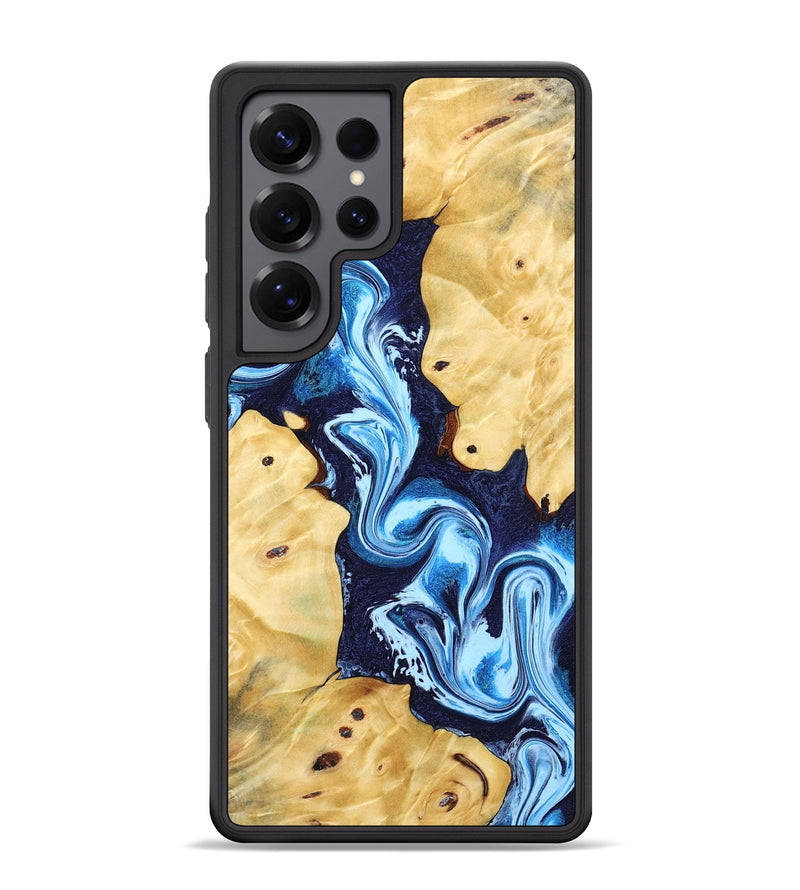 Galaxy S25 Ultra Wood Phone Case - Annie (Blue, 802335)