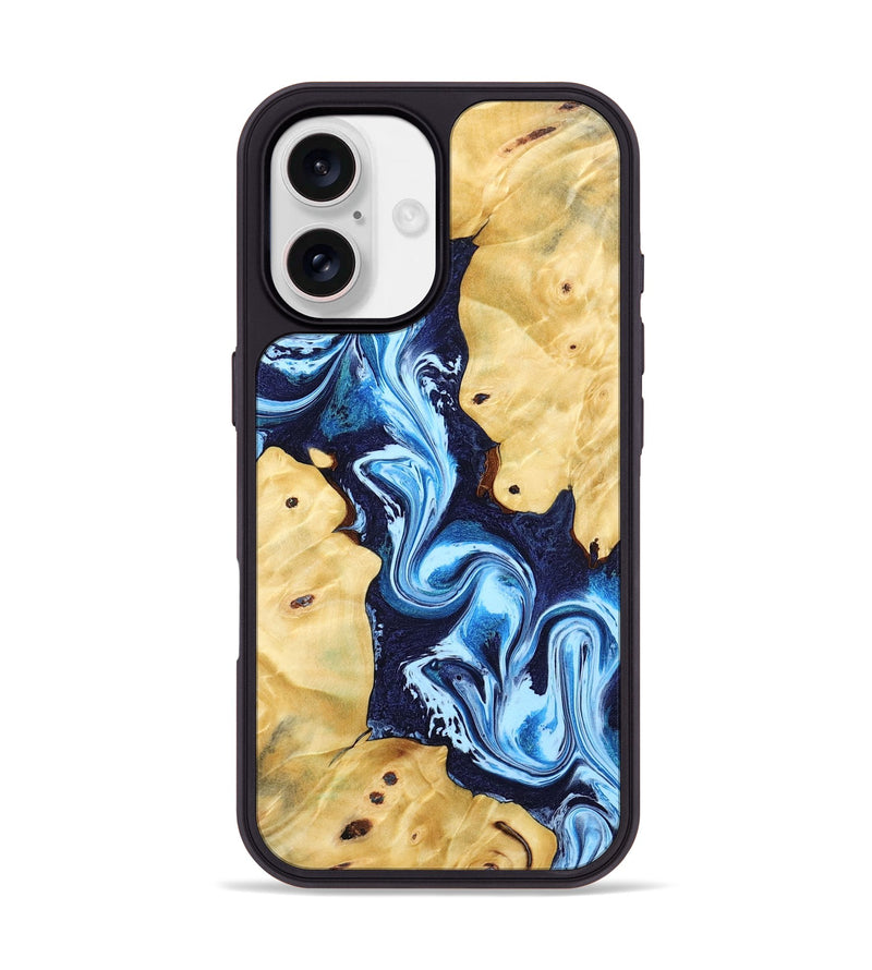 iPhone 17 Wood Phone Case - Annie (Blue, 802335)