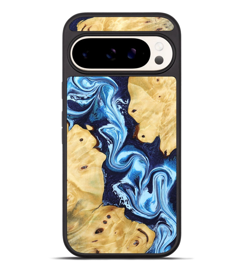 Pixel 9 Pro XL Wood Phone Case - Annie (Blue, 802335)