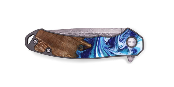 EDC Wood Pocket Knife - Paralee (Blue, 802336)