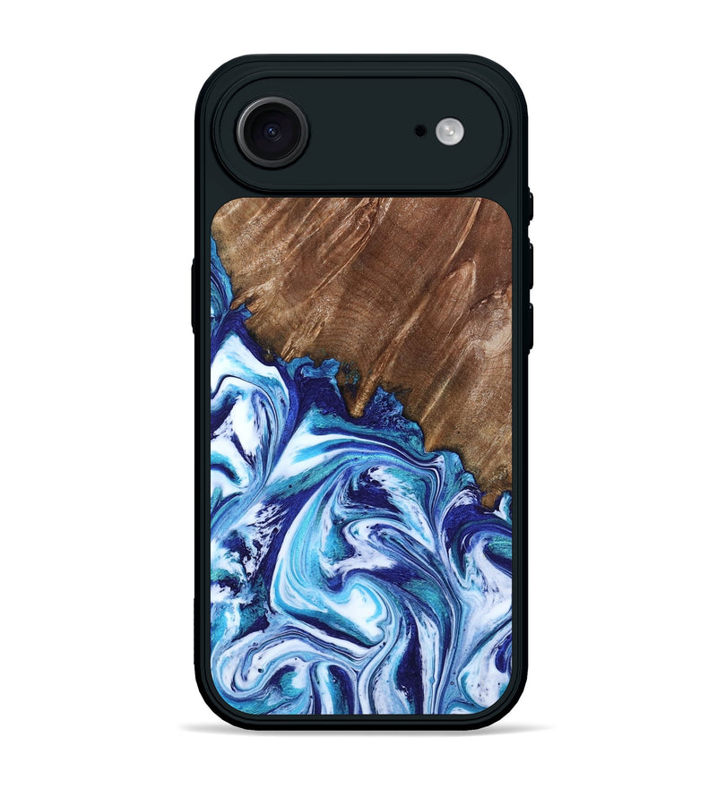 iPhone 17 Air Wood Phone Case - Paralee (Blue, 802336)