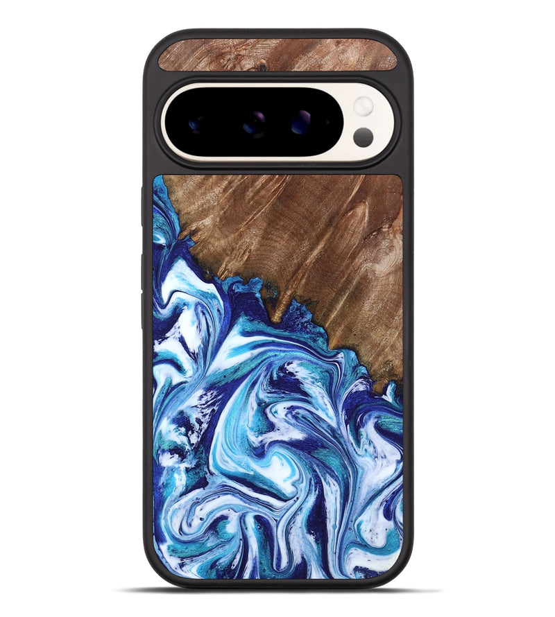 Pixel 9 Pro XL Wood Phone Case - Paralee (Blue, 802336)