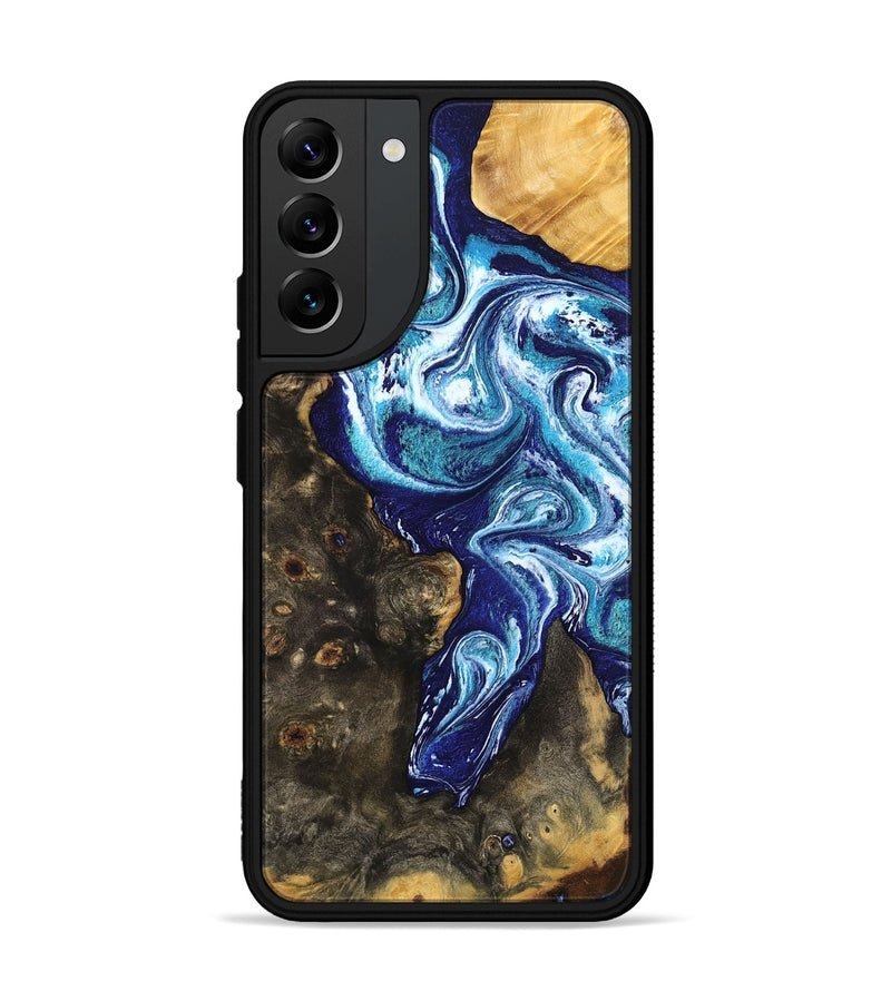 Galaxy S22 Plus Wood Phone Case - Winona (Blue, 802337)