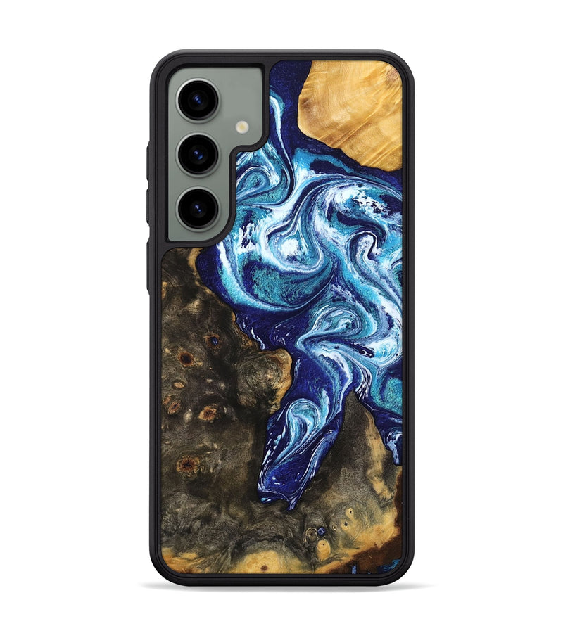 Galaxy S24 Plus Wood Phone Case - Winona (Blue, 802337)