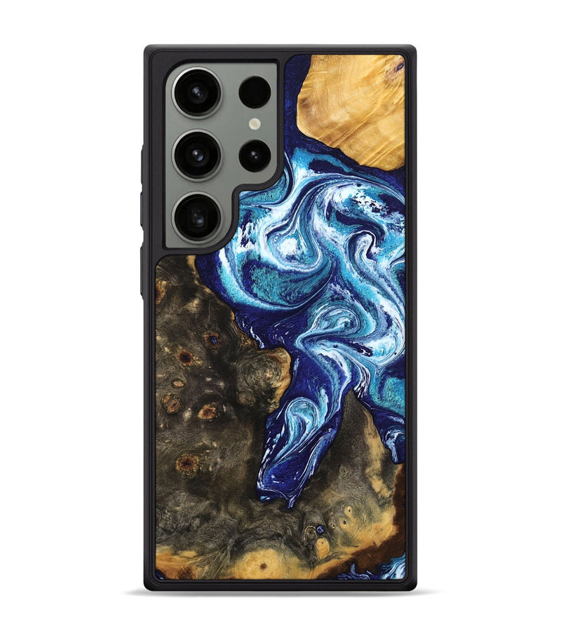 Galaxy S24 Ultra Wood Phone Case - Winona (Blue, 802337)