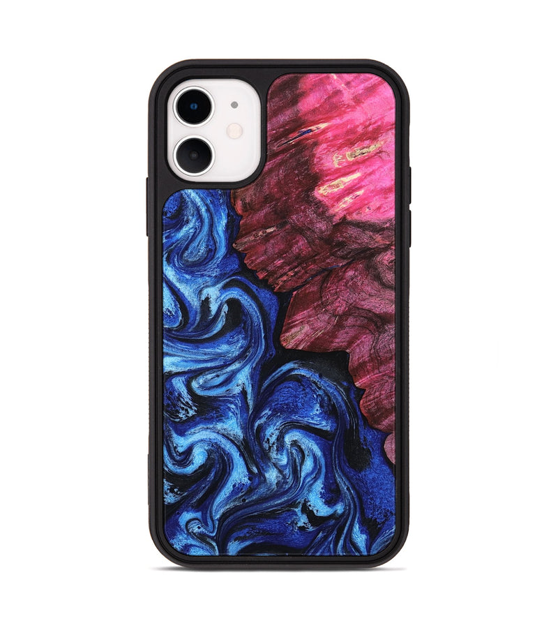 iPhone 11 Wood Phone Case - Drake (Blue, 802338)