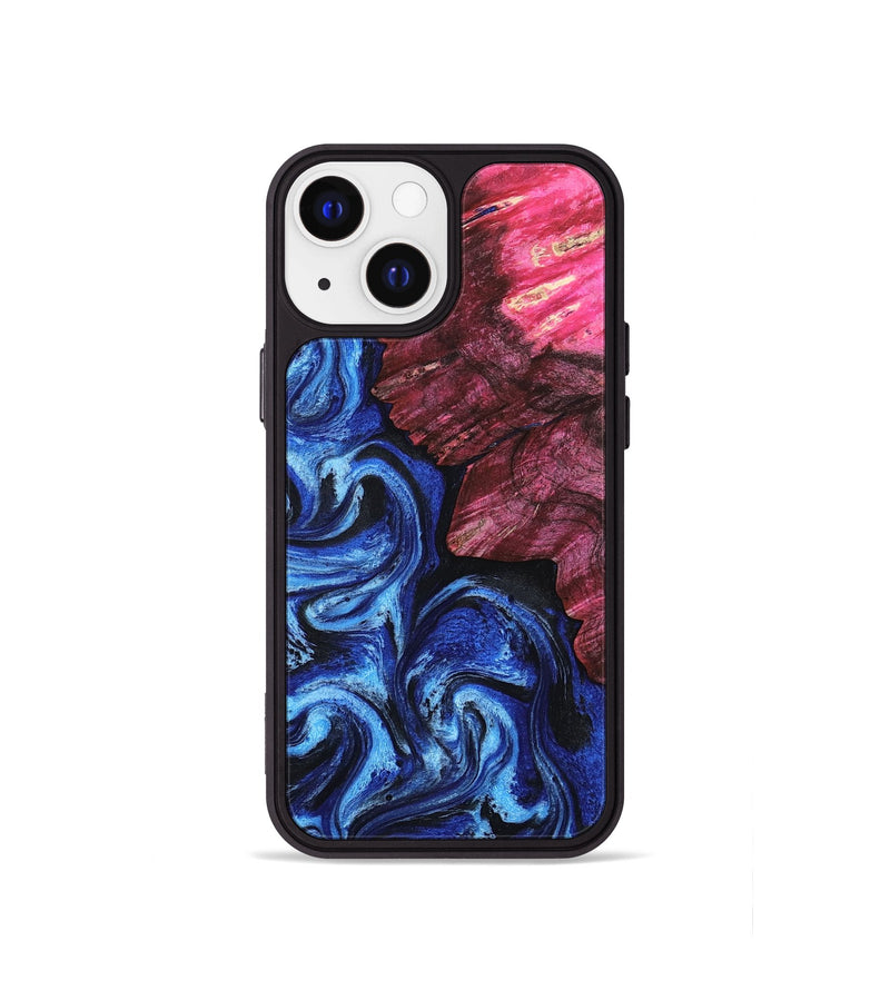 iPhone 13 mini Wood Phone Case - Drake (Blue, 802338)