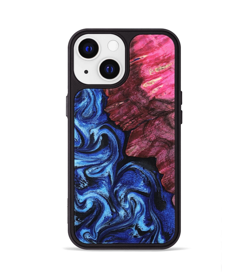 iPhone 13 Wood Phone Case - Drake (Blue, 802338)