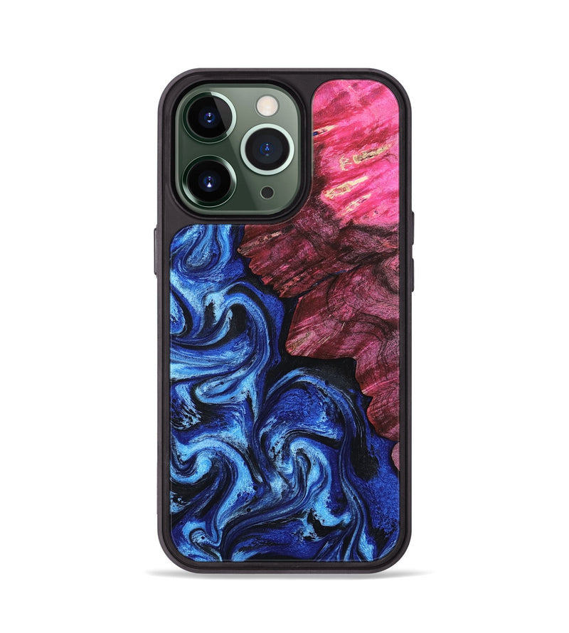 iPhone 13 Pro Wood Phone Case - Drake (Blue, 802338)