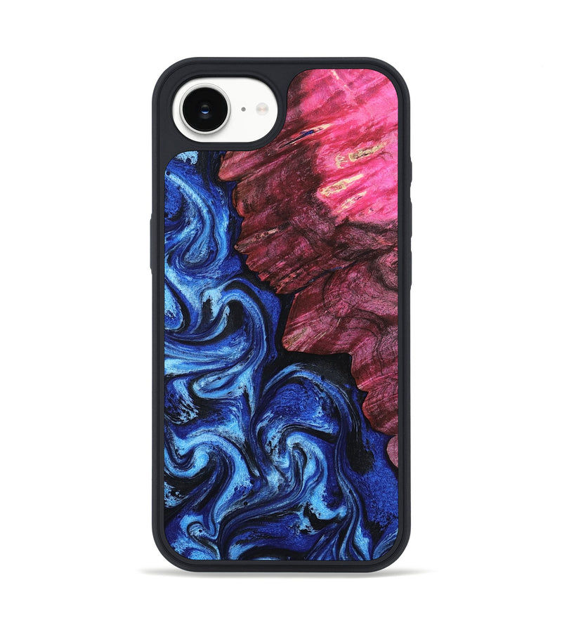iPhone 16e Wood Phone Case - Drake (Blue, 802338)